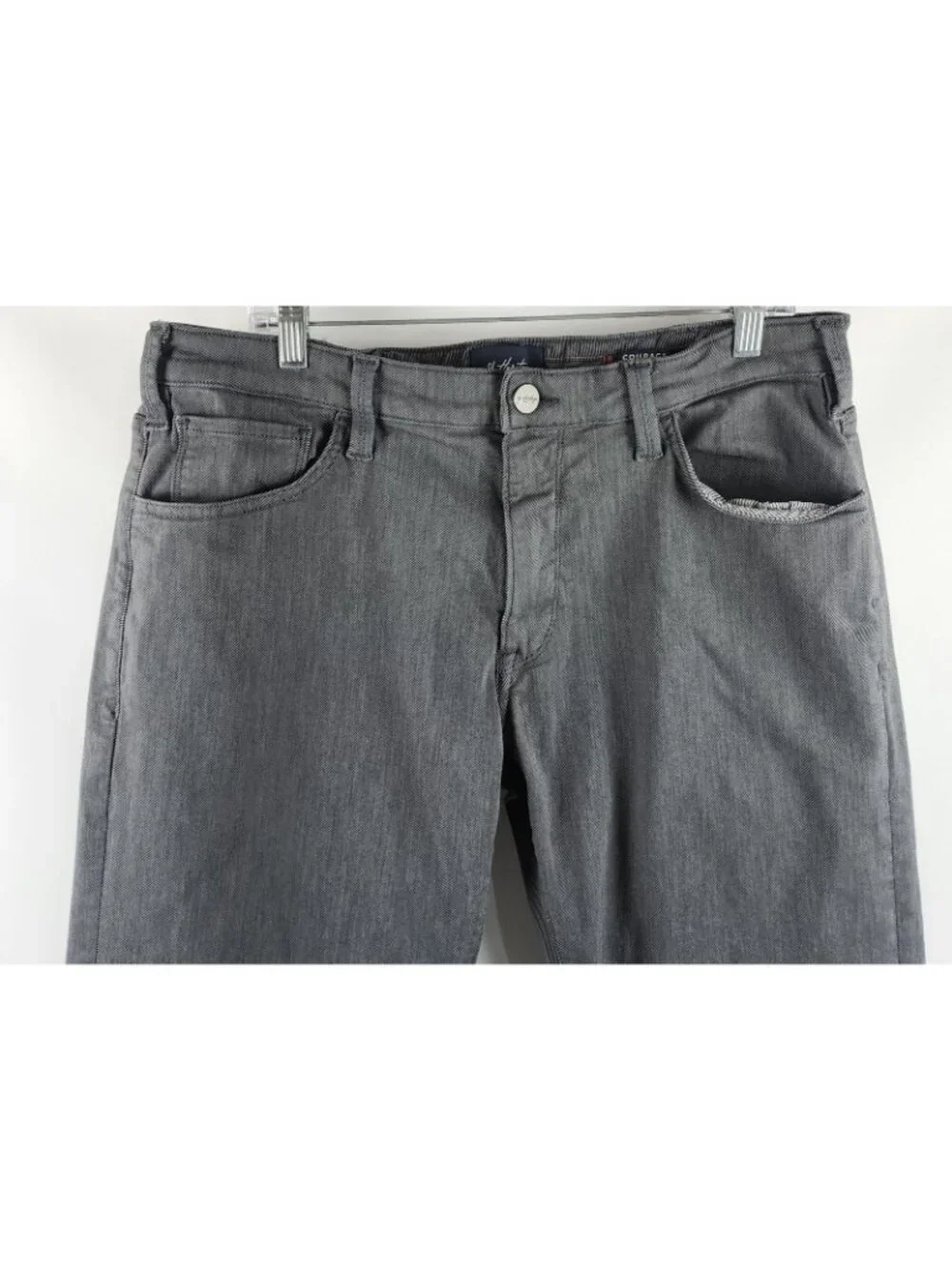 34 Heritage Jeans Men 38x31 Gray Courage Mid Rise Straight Leg Denim
